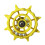 Interactive Bird Toy Rotating Colorful Beads-Yellow white beads 1