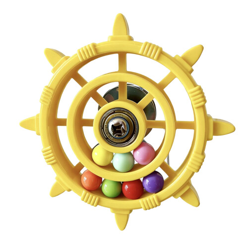 Birds Steering Wheel Engaging Birds-Yellow colored beads