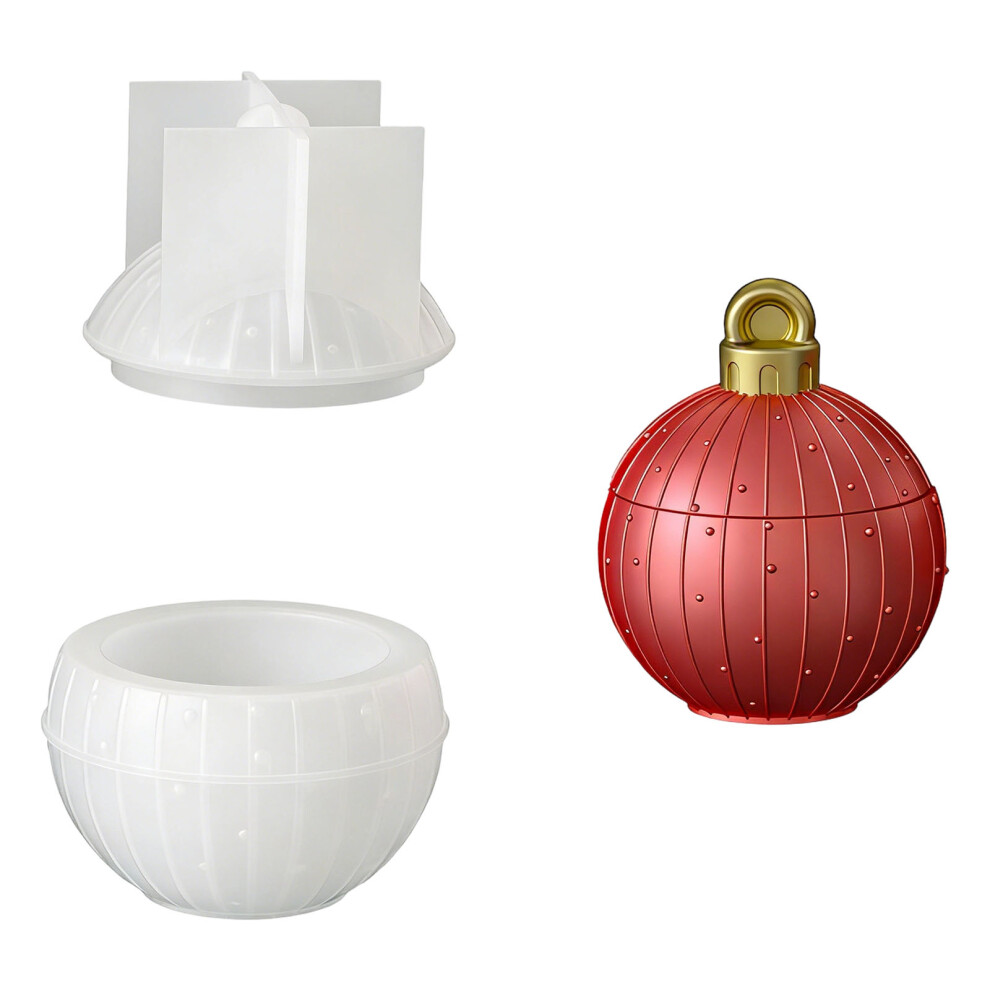 Christmas Baubles Ball Silicone Molds For Making Candle-5791 7695000982376