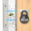 6pcs Very Thin Magnetic Cabinet Latches No Screw-Silver 3