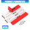6pcs Very Thin Magnetic Cabinet Latches No Screw-Silver 4