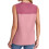 Damen-Oberteil mit Rundhalsausschnitt, Basic,-braun S 5