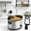 Support de couvercle de casserole en acier, support de couvercle 3