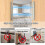 6pcs Very Thin Magnetic Cabinet Latches No Screw-Silver 6