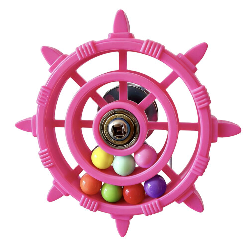 Birds Steering Wheel Engaging Birds-rose red colored beads