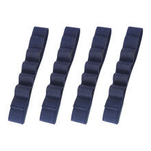 4Pcs Stretchable Nylon Pen Fasteners Elastic Band-Navy Blue