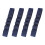 4Pcs Stretchable Nylon Pen Fasteners Elastic Band-Navy Blue 1