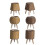 Creative Plastic Planter With Removable Frame-515B coffee color 2