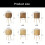 Lightweight Artificial Weave Flower Basket-515B coffee color 4
