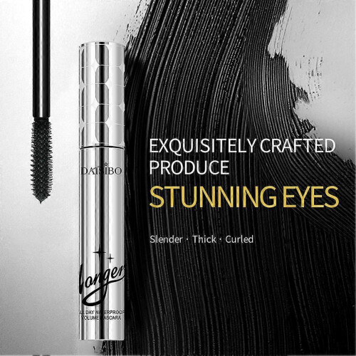 Mascara Long Thick Waterproof Non-smudge Fast Dry Eyes Makeup Tool 1