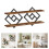 Multiple Layer Wall Shelf Keys Organizers Wood Easyly MountWall 2