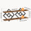 Multiple Layer Wall Shelf Keys Organizers Wood Easyly MountWall 3