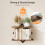 Multiple Layer Wall Shelf Keys Organizers Wood Easyly MountWall 5