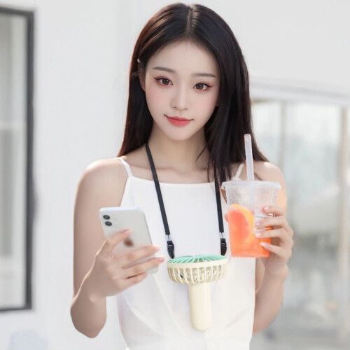 Quiet Handheld Fan 6 Speed Mini Cooling Desk Fan USB-Lavender 2