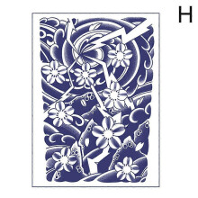 (Style 8) Fruit Juice Herb Tattoo Sticker Temporary Fake Tattoo Sticker Waterproof