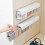 (white) Wall Mounted Storage Boxes, 6 Cell Wall Mounted Boxes for Lingerie, Socks 2