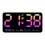 (color07) LED Digital Clock 8.5 Inch Large Display LED Alarm Clock w/Date Week Temperature 1