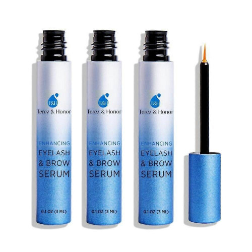 (3pcs)1-5PCS Terezhonoreyelash & Browserum Eyelashe Essence Eyebrows Nutrient Solution Curling Sweat-Proof