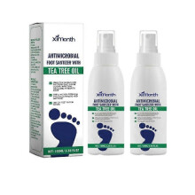 (2pcs) Foot Sanitizer Spray with Tea Tree Oil, Tea Tree Oil Spray for Foot and Nail Sanitizer, Clear Foot Sanitizer Spray