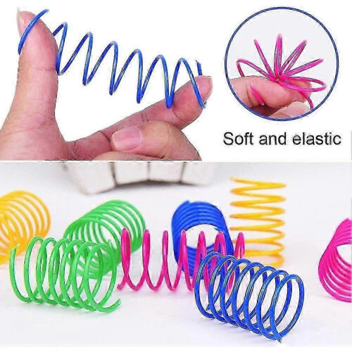 32pcs Cat Spring, Color Spiral Spring for Cat Interaction 2