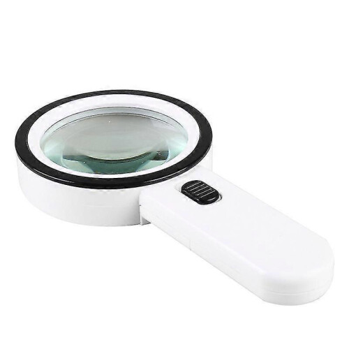 Magnifier with Light Reading Magnifier, 12 Led Light 30x Illuminated1 Pc - RiRi