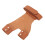 Archery Glove Brown PU Leather 2-Finger Left-Hand 2