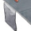 Children’s Portable Airplane Seat Extender Foot Pedal Folding Adjustable Grey 8