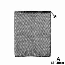(40*40, Burgundy) Carrying Mesh Laundry Bag Fashion Design Net Wash Bags Outdoo Durable TO
