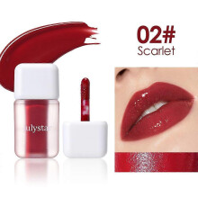 (color02) 6 color Lip Lipstick Water Gloss Tint,Moisturizing Waterproof Liquid Lipstick, Non-Stick,High Pigment,Long-Lasting Colors