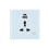 (white) Matter WIFI Zigbee Wall Socket With USB Type C Universal Electrical Plug Outlet Power Touch Switch For Alexa Google Home Tuya 1