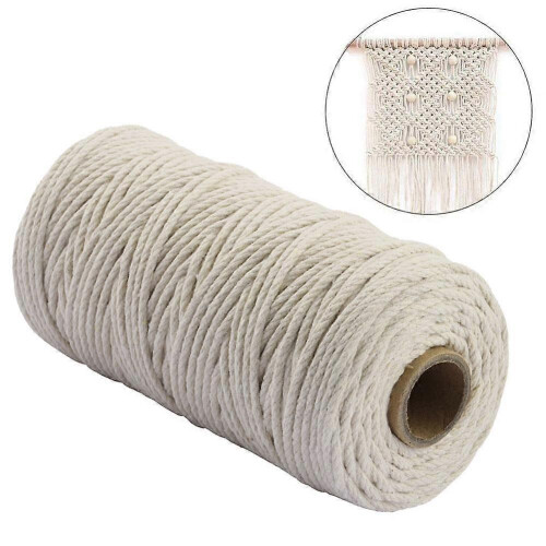 Hand Knitting Cotton Rope DIY Hand Woven Thick Soft Cotton Thread 2