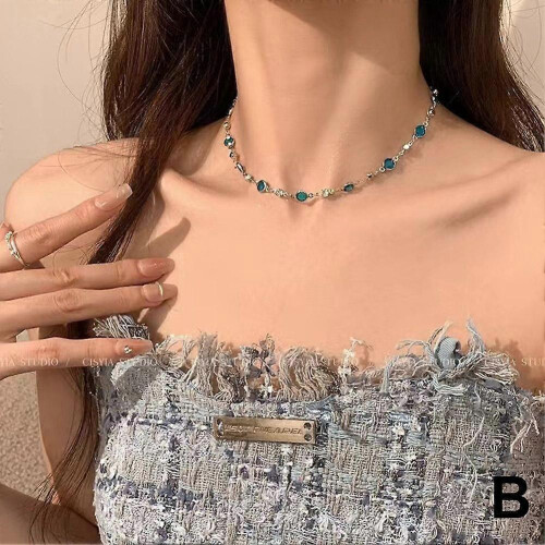 (B) Summer Cool Double Butterfly Necklace