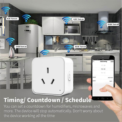 (zigbee) Wireless Wifi/Zigbee Socket Voice ControlSmart Plug Power Socket AU Outlet Switch For Alexa Google Home 2