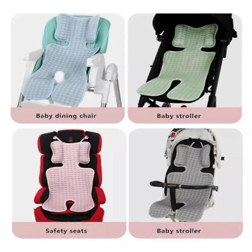 (Grey) Baby Stroller Seat Cooling Pads, 2024 New Baby Stroller Gel Cooler Pad 1