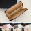 (Black) 2024 PU Leather Woven Long Wallet 3