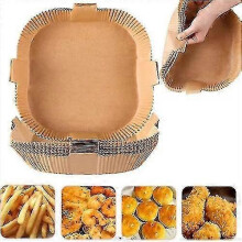 50pcs Air Fryer Disposable Paper Inner Square 20x4.5cm - RiRi