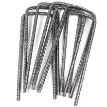 Metal U Pins Steel Ground Pegs Garden Fixing Staples