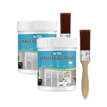 (2PCS) 1-5x Frosted Glass Paint for Door & Window Shading Frosted Glass Paint