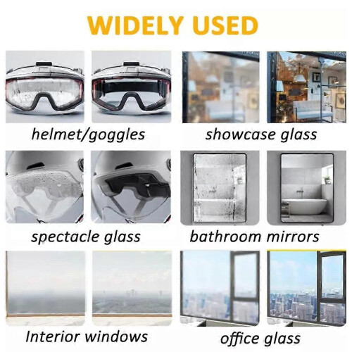 (2pcs) Micro-Molecular Anti-Fog Coating Agent Wiper,Magic Gem Coating Glass for Car 1