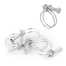 (Pack of 5) Pisces Double Wire Pond Hose Clips - 32mm
