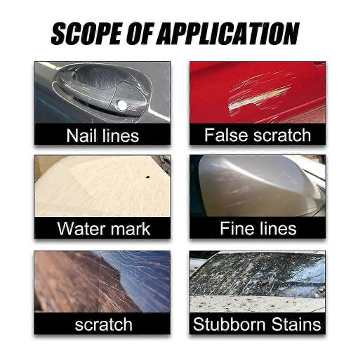 (12pcs)6-12x Nano Sparkle Magic Car Scratch Remover Cloth Scratch Eraser Surface Repair 2