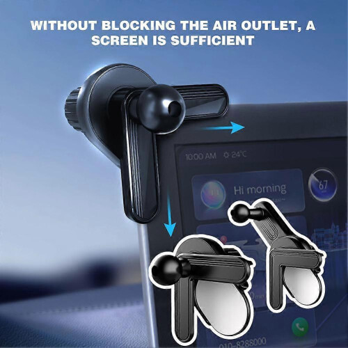 (A)Car Phone Holder Display Screen Extension Rod Phone Holder Base Accessories 2