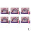 (6 boxes) Rose double effect toilet cleaning block cleaning agent double color deodorant 1
