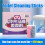 (1 boxes) Rose double effect toilet cleaning block cleaning agent double color deodorant 1