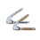 2pcs Stainless Steel Multifunction Garlic Press Crusher Kitchen Ginger Squeezer - Ri 3