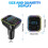 Car Wireless Bluetooth FM Transmitter Type-C Dual USB 3.1A Charger Adapter Fast 4