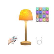 (16 Color) RippleGlow Dual-Mode Ambient Lamp16Color RGB LED Water Ripple Projection Light