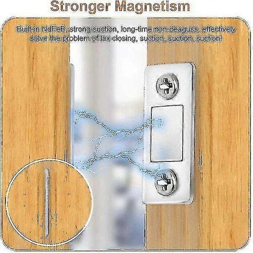 4-pack Magnetic Lock Cabinet Door Closer Utility 2