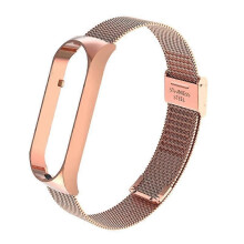 (Style D) For Mi Band 6 Watchbands Replacement Strap Stainless Steel Bracelet Milanese Strap Watch Belt Correa