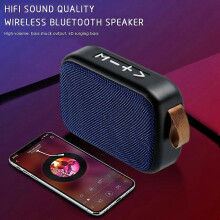 (Red) Portable Mini Wireless Speaker 42 Bluetooth Speaker Sound Box Radio Speaker